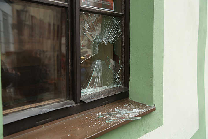 A2B Glass are able to board up broken windows while they are being repaired in Braintree.